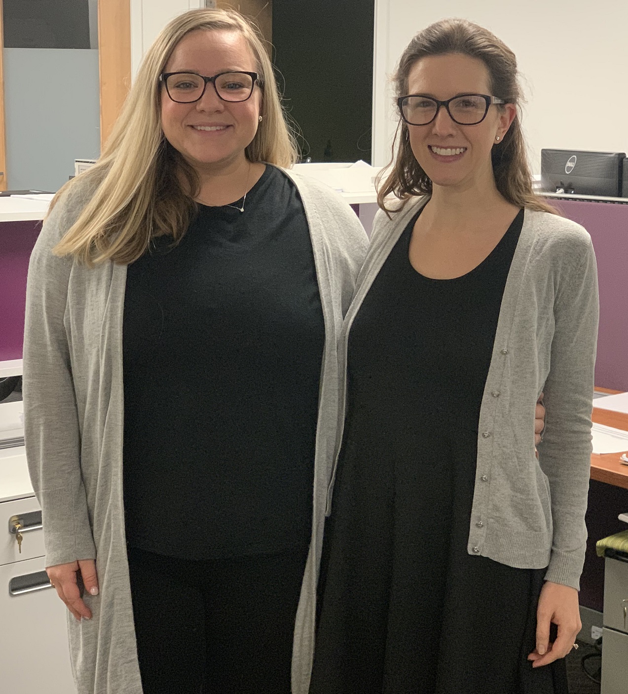 Megan and Autumn: accidental twins for a day